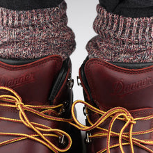 Load image into Gallery viewer, DEMOCRATIQUE SOCKS | Relax Schooner Knit Supermelange | Navy &amp; Red Wine - LONDØNWORKS