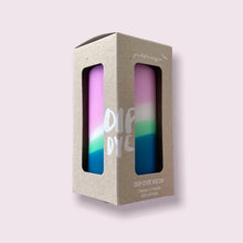 Load image into Gallery viewer, PINK STORIES | Dip Dye Candle Pillar | Welcome Paradise - LONDØNWORKS