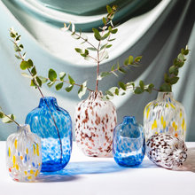 Load image into Gallery viewer, S &amp; B | Large Speckled Glass Vase  | Brown - LONDØNWORKS
