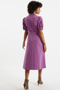 LOUCHE | Baby Cord Mollie Dress | Lilac - LONDØNWORKS