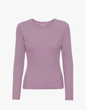 Load image into Gallery viewer, COLORFUL STANDARD | Women Organic Rib Long Sleeve T Shirt | Pearly Purple - LONDØNWORKS