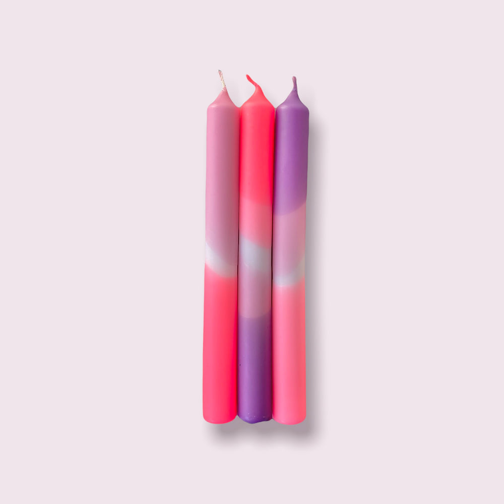 PINK STORIES | Dip Dye Neon Candle | Dirty Rio - LONDØNWORKS
