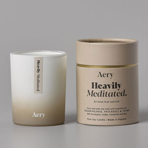 AERY | Heavily Meditated Scented Candle | Frankincense Patchouli & Thyme - LONDØNWORKS