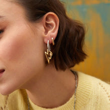 Load image into Gallery viewer, ASHIANA | Gaby Hoop Earrings | Silver - LONDØNWORKS