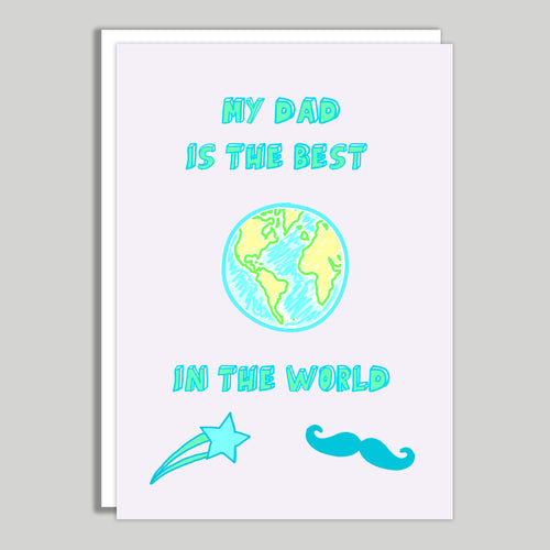 LONDONWORKS | Best Dad In The World | Card - LONDØNWORKS