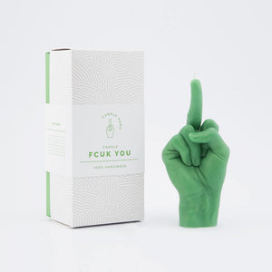 CANDLE HAND | Fcuk | Green - LONDØNWORKS