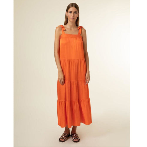 FRNCH | Rawen Dress | Orange - LONDØNWORKS