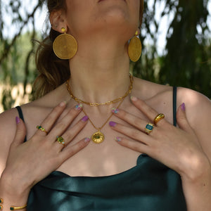 GEM BAZAAR | Irish Green Ring - LONDØNWORKS