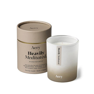 AERY | Heavily Meditated Scented Candle | Frankincense Patchouli & Thyme - LONDØNWORKS