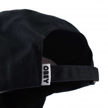 Load image into Gallery viewer, OBEY | Bold Icon Patch Panel Strapback | Black - LONDØNWORKS