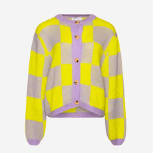 Load image into Gallery viewer, Noella | Kiana Knit Cardigan | Lilac &amp; Yellow - LONDØNWORKS