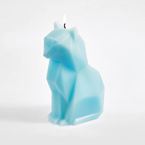 PYROPET | Kisa Cat Candle Scented | Light Blue - LONDØNWORKS