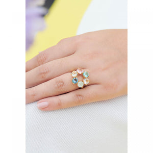 LES NEREIDES | La Diamantine Acqua Azzurra 6 Stones Ring - LONDØNWORKS