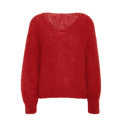 AMERICANDREAMS | Milana Mohair Jumper | Lipstick Red - LONDØNWORKS