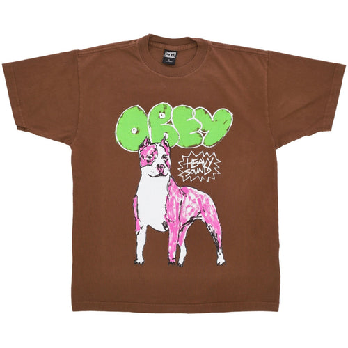 OBEY | Obey Heavy Sound T Shirt | Silt Brown - LONDØNWORKS