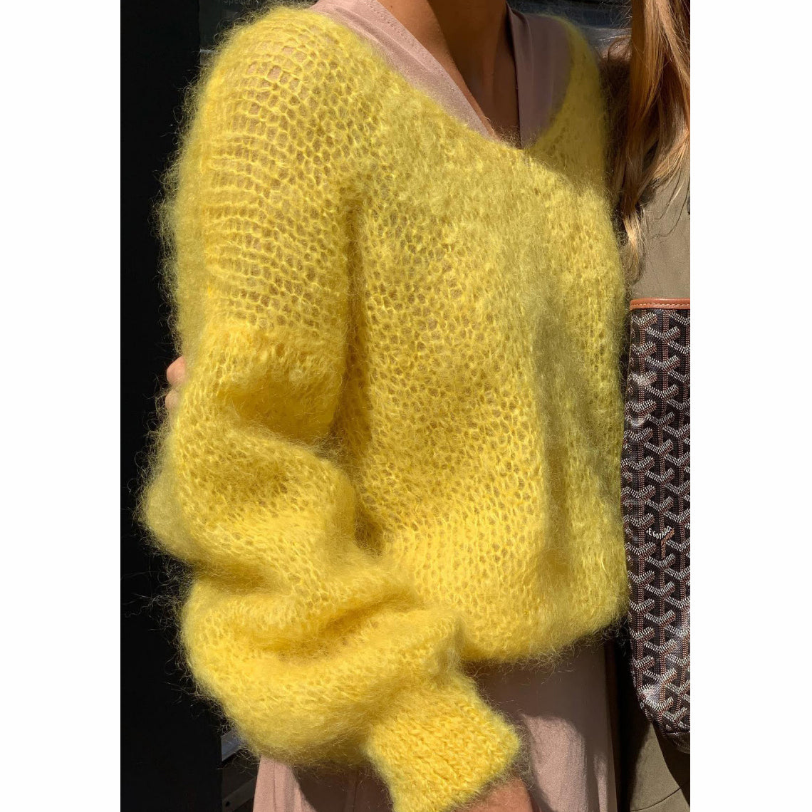 AMERICAN DREAMS | Milana Mohair Jumper | Yellow | LONDØNWORKS