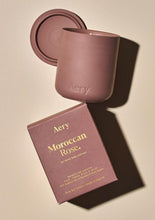 Load image into Gallery viewer, AERY | Moroccan Rose Scented Candle | Aubergine Clay - LONDØNWORKS