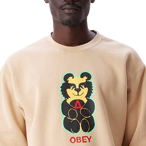 OBEY | Bear Icon Crew | Oat Milk - LONDØNWORKS