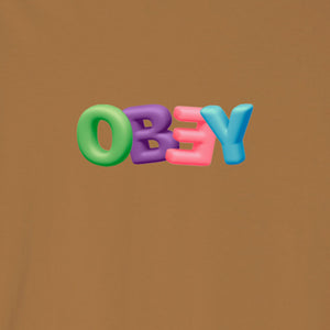 OBEY | Bubble Brown Sugar T-Shirt | Brown - LONDØNWORKS
