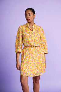 POM AMSTERDAM | Mia Blouse | Pomegranate Yellow - LONDØNWORKS