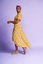 Load image into Gallery viewer, POM AMSTERDAM | Tie Dress | Pomegranate Yellow - LONDØNWORKS