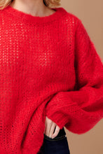 Load image into Gallery viewer, Noella | Delta Knit Sweater | Poppy Red - LONDØNWORKS