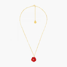 Load image into Gallery viewer, LES NEREIDES | Red Rose Pendant Necklace - LONDØNWORKS