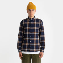 Load image into Gallery viewer, REVOLUTION | 3893 Button-down Shirt | Navy - LONDØNWORKS