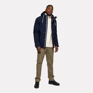 REVOLUTION | 7311 X Hooded Jacket Evergreen | Navy - LONDØNWORKS