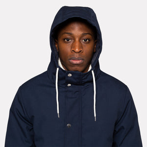 REVOLUTION | 7311 X Hooded Jacket Evergreen | Navy - LONDØNWORKS