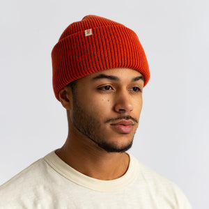 REVOLUTION | 9320 Big Fold Up Beanie | Orange - LONDØNWORKS