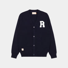 Load image into Gallery viewer, REVOLUTION | 6556 Loose Knit Cardigan | Navy - LONDØNWORKS