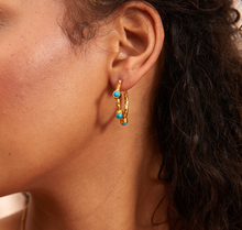 Load image into Gallery viewer, ASHIANA | Mini Cruise Earrings | Turquoise - LONDØNWORKS