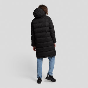 SELFHOOD | 77147 Hooded Puffer Coat | Black - LONDØNWORKS