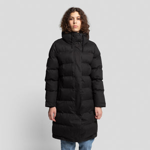 SELFHOOD | 77147 Hooded Puffer Coat | Black - LONDØNWORKS