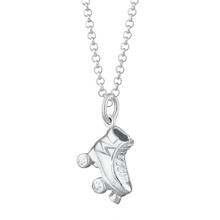 Load image into Gallery viewer, SCREAM PRETTY | Roller Skate Necklace | Silver - LONDØNWORKS