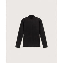 Load image into Gallery viewer, THINKING MU | Aine Rib Long Sleeved Top | Black - LONDØNWORKS