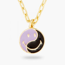 Load image into Gallery viewer, LES NEREIDES | Ying-Yang Smiley Pendant Necklace - LONDØNWORKS